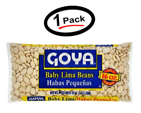 1 Goya Baby Lima 16 Oz-Habas Pequenas 1 Pound