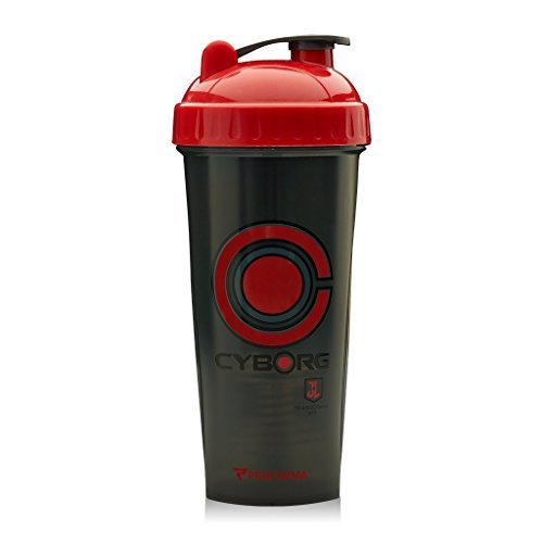 Perfect Shaker Justice League Cyborg Shaker Bottle Cup (28oz)