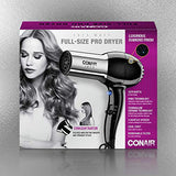 Conair 1875 Watt Full Size Pro Hair Dryer with Ionic Conditioning