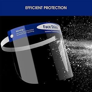 1 PACK Face Shields-Protective Facial Mask Safety Face Shield Anti-Pollution Clear Mask, Disposable