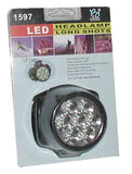 LED Headband Light/Lamp-Long Shot Head lamp~7 High Intensity Bulbs