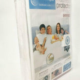 Fabric Mattress Protector-Waterproof & Dust Mite Proof Durable Cover- Queen Size