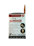 3 Pack of 3" Elastic Sports/Body Wrap (3 Pack) Self- Closure Bandages