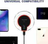 Fantasy Qi Fast Charging Crystal Pad For iPhone 8 8Plus X XS XR XS Max (White)