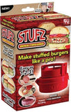 As-onTV Stufz Stuffed Press Sealed Sliders Regular Burgers Pat, red