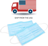 Disposable Filter Masks, Eventronic 3 Ply Face Masks, For Home & Office (50 Pcs)