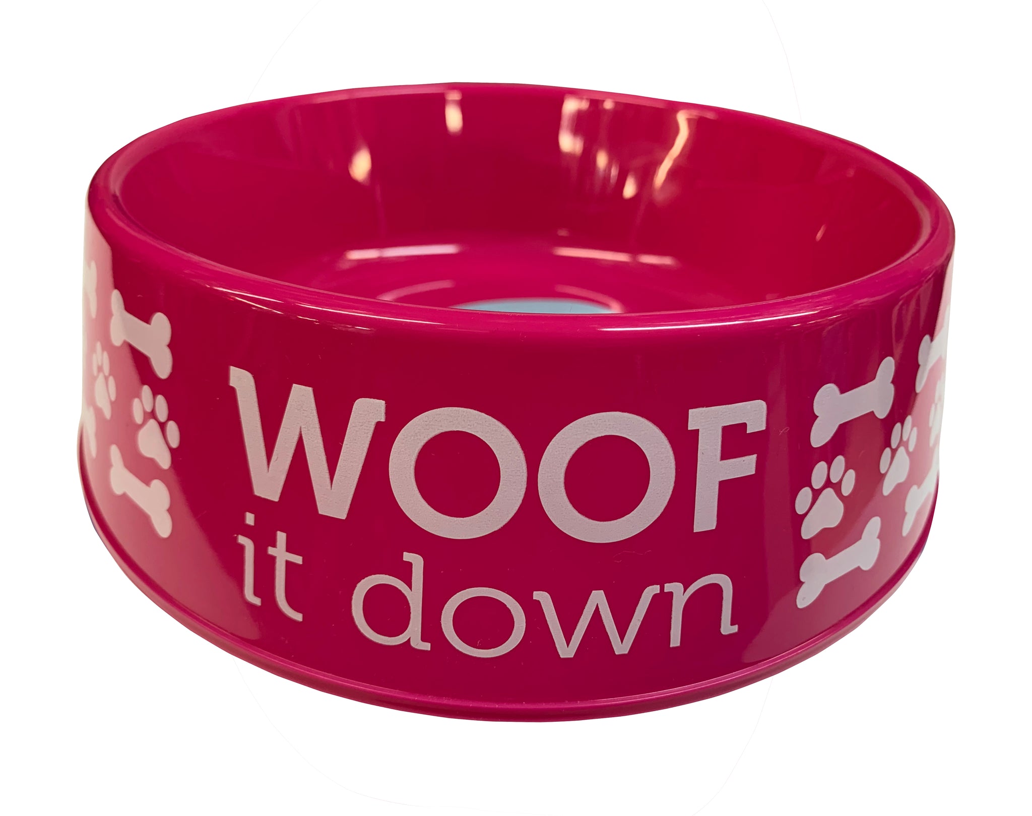 Forest Guys Dog Bowls Cat Bowls (Plastic Bowls, Pink 4-Pack)