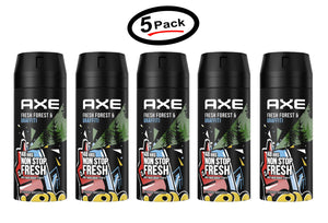 5 Axe Deodorant Body Spray Collision Fresh Forest & Graffiti 150ml