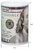 thumbnail image 2 of Ben Franklin $100 Bill Tin Coin Saver - Large 8.5" Piggy Bank 2 of 3