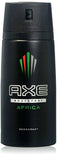 3 Axe Deodorant Bodyspray, Africa FOR MEN 150ml 5.07oz