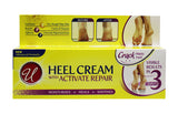 (2 Pack) Heel Cream with Activate Foot Repair 1.7 oz, Dry Cracked Feet Softening