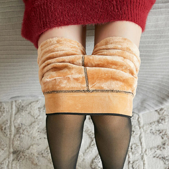 SALSPOR Womens Winter Thick Maternity Leggings Warm Wool Fleece