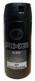 (3-Pack) Axe Deodorant Body Spray Black Mens Fragrance 150ml/5.07 Oz