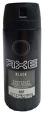 (5-Pack) Axe Deodorant Body Spray Black Mens Fragrance 150ml/5.07