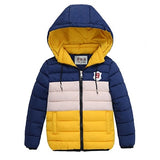 Winter Girls Jacket Keep Warm Hooded Windproof Outerwear