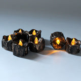 12PCS Battery Operated LED Flameless Candles Light Halloween Christmas Decorative Tea Lamps