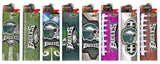 (7 Pack) Bic NFL Philadelphia Eagles Lighters Helmet & Logo Brand