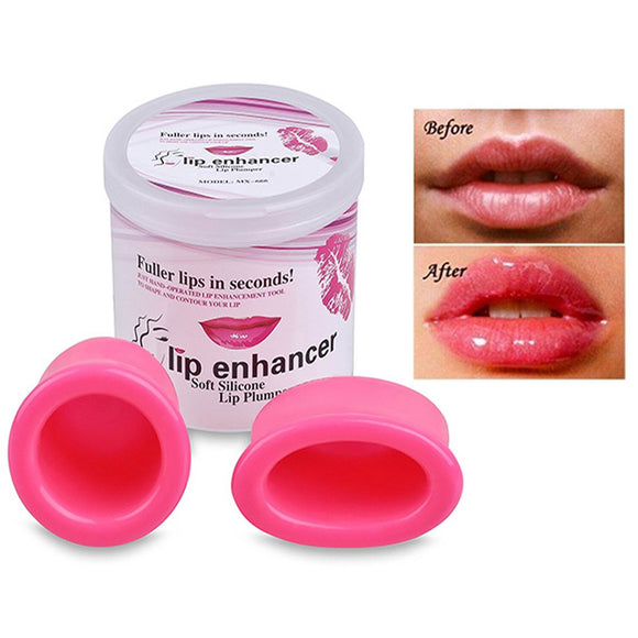 Jessie Saxton Lip Plumper Device Tool Soft Silicone For Women and Girls Quick Full Lips Enhancer