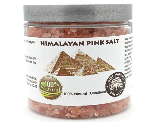 100% Natural Himalayan Pink Salt. Unrefined.
