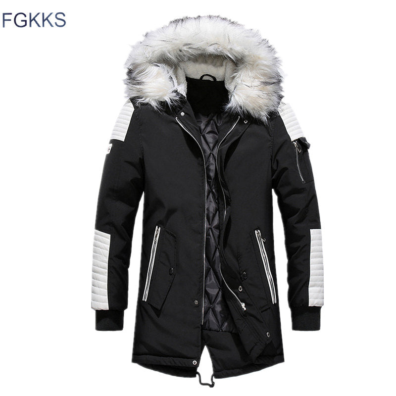 Buy COODRONY Female Jacket Hot Winter Jacket Women Fashion Plus Size 3XL  Warm Winter Jacket Lady Park Women's Winter Coats Color:Blue, Size:L at