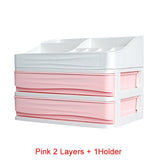 Plastic Cosmetic Drawer Makeup Organizer Jewelry Container Storage