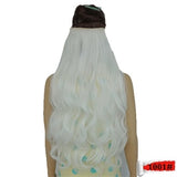 Rocks Curly Synthetic Hair Clip Extensions For Black Women Wavy  Wig