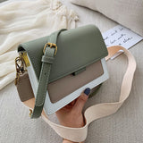 Mini Leather Crossbody Bags For Women 2020 Green Chain Shoulder Messenger Bag