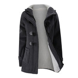 Winter Leather Jacket Coat Slim Parka for Women