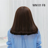 Synthetic Long Straight Natural Hair Wigs With Bangs Womens