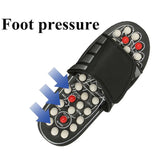 Acupuncture Healthy Relaxation Man And Women One Pair Foot Slipper Sandals Reflex Stress Rotating Foot Massage Shoes