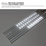 New Year Meteor Shower Rain 8 Tubes LED Lights Waterproof For Outdoor