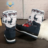 Women winter boots Lady warm shoes snow boot