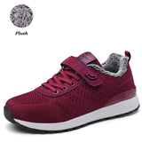 PINSEN Autumn Winter Sneakers Warm Trainers Shoes Chaussure Femme