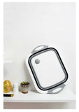 Foldable Cutting Board with Colanders Kitchen Chopping Boards