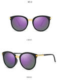 DCM Round Vintage Sunglasses Unisex Fashion Mirror Sun Glasses