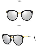 DCM Round Vintage Sunglasses Unisex Fashion Mirror Sun Glasses