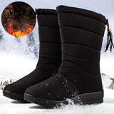 Winter Women Boots Female Waterproof Warm Botas Mujer Elastic Band