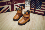 Children Boots Autumn And Winter Leather Snow Boots