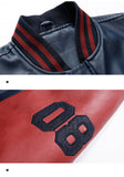 Brand Embroidery Baseball Jackets Men Fleece Pilot Letter Stand Bomber Coat