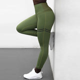 Women Gold Print  Exercise Fitness Leggings