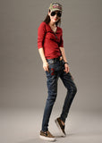 New Spring  Women Jeans jean Pants Denim Trousers Loose Jeans clothes