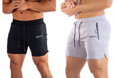 Men's lace-up fitness fast drying board shorts jogger swimming trunks