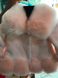 Girls Long Sleeve Winter Faux Fur Brand Fur Formal Soft Party Coat