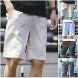 Mens Plaid shorts Casual Breathable Straight Cargo Shorts High Quality
