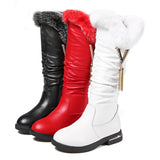 Winter New Girls Boots Fashion Plush Warm Snow Boots