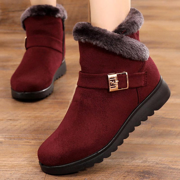 sneakers women snow boots with plush warm snow boots