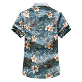 Men's Flower Shirt Summer Casual Short Sleeved Shirt
