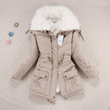 Fashionable Winter Zipper Jacket Coat for Women