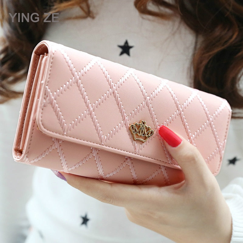 Ladies' Wallet With Star & Moon Design, Simple & Retro Style, Long Clutch  Bag With Rivets, Zipper Coin Purse, Trendy Storage Bag