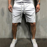 Men Cotton Shorts Trousers Fitness Bodybuilding Jogger Sweatpants